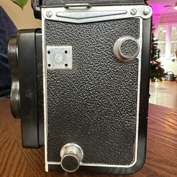 Yashica-A Black Twin-Lens Reflex Camera
